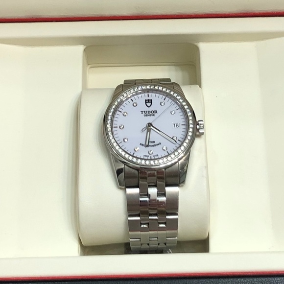 TUDOR “CLAIR DE ROSE” GLAMOUR CLASSIC DIAMOND ? LADIES WATCH main image 12